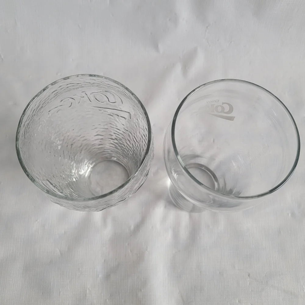 Set of 2 Coca-Cola Coke Glasses 6